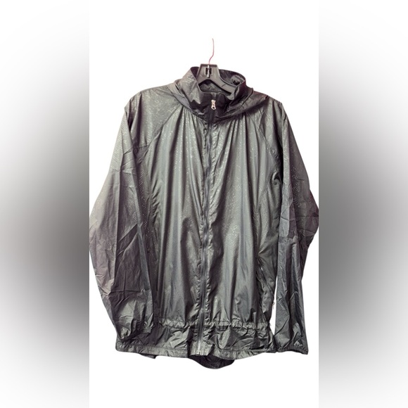 Layer 8 Black Utility Jacket with Hood and Elastic Cuffs - Picture 2 of 8